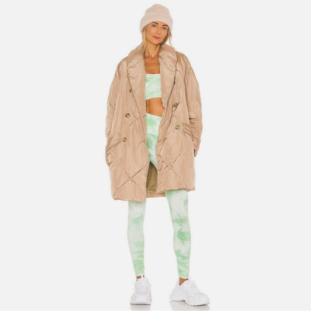 Free People Good Karma Om Shanti Sports Bra Leggings 2 Pc Set